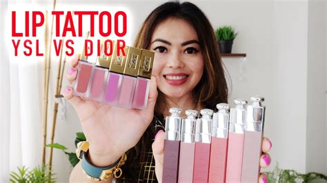 dior lip tattoo vs ysl|Altro.